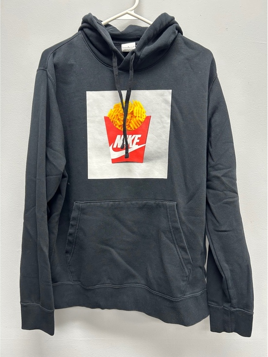 Nike Other - Nike Black Hoodie with French Fries Graphic